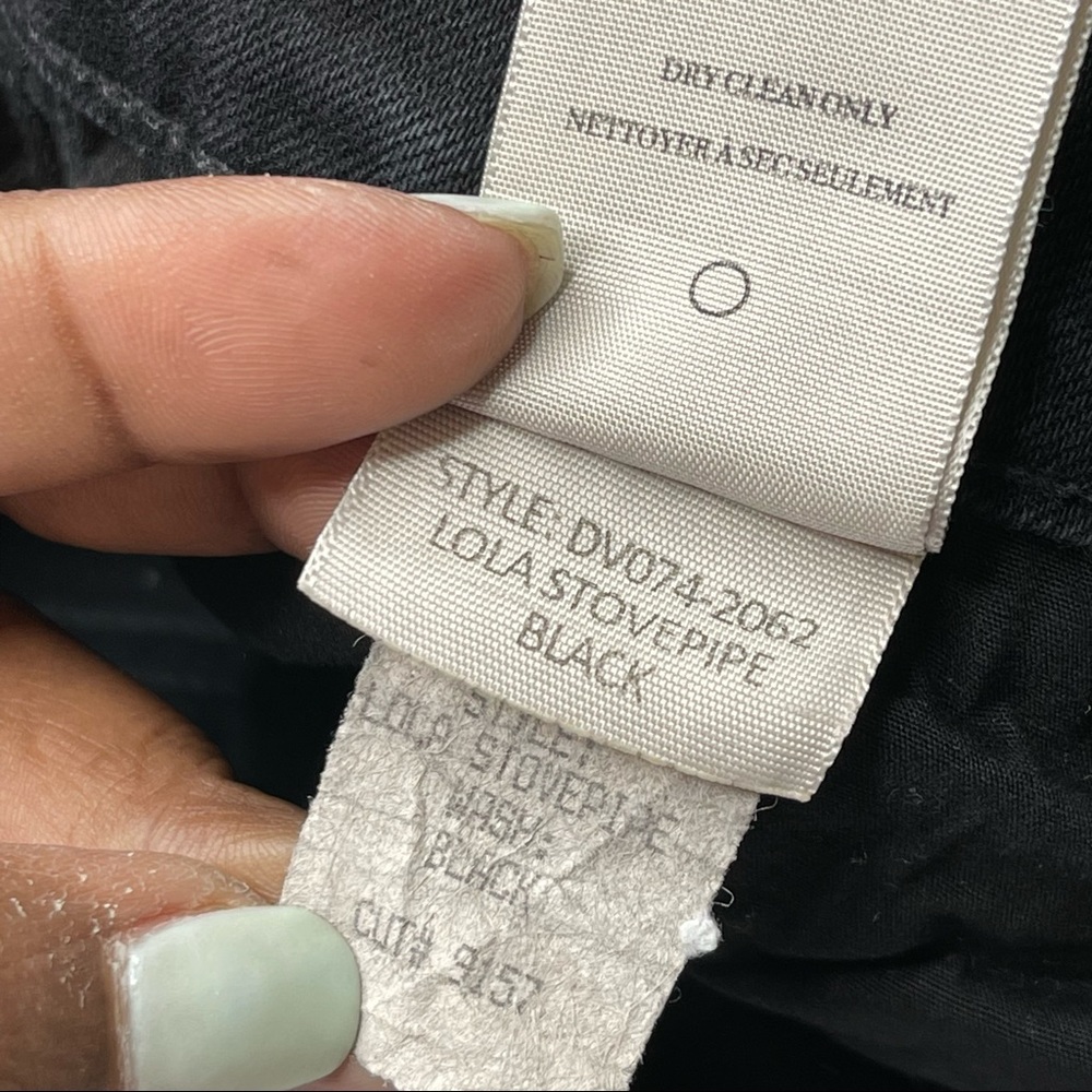 Vince Skinny Jeans Lola Stovepipe Black, Size 29 - Picture 9 of 14